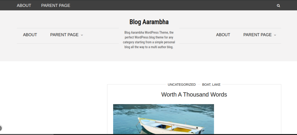 Blog Aarambha