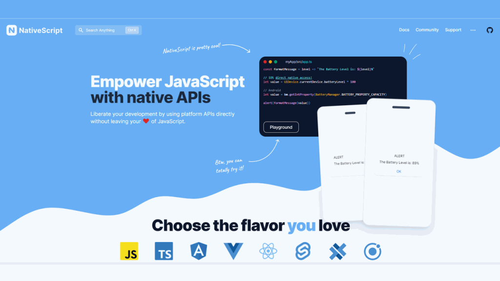 NativeScript