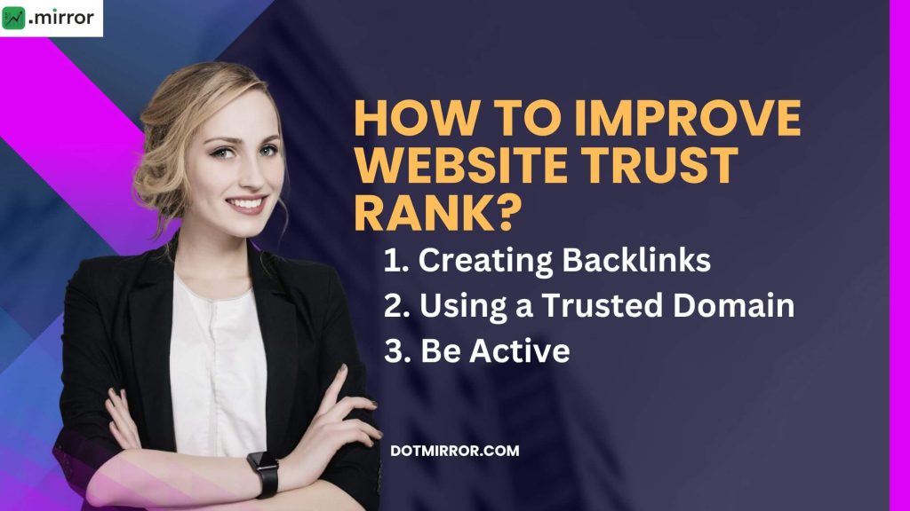 trust rank to improve ranking on google