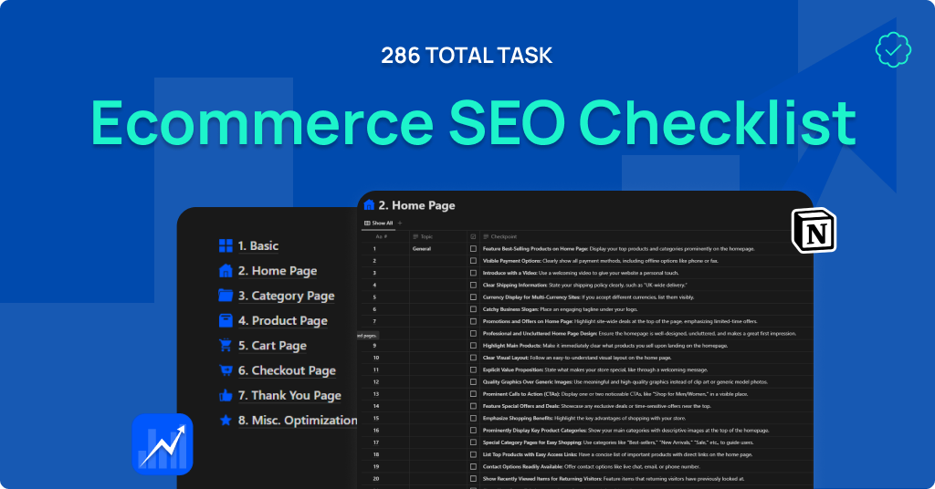 Ecommerce SEO Checklist