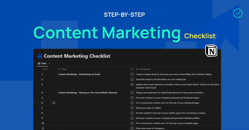 Content Marketing Checklist